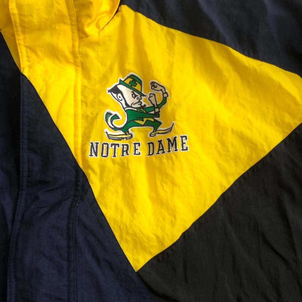 Vintage Apex One Norte Dame Fighting Irish Coat - Picture 3 of 8